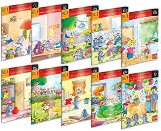 İngilizce Hikaye Seti 10 Kitap İlkokul 3 Sınıf Karekod Dinlemeli