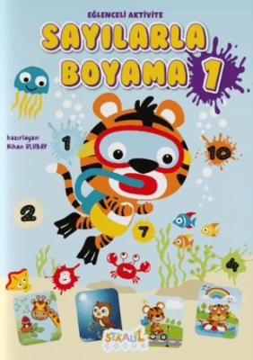 Kodlamalı Eğlenceli Aktivite Sayılarla Boyama Kitabı 1