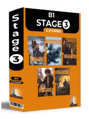 İngilizce Hikaye Stage 3 5 li Hikaye Seti Kutu Tanıtım B1 Seviyelerinde Kare Kod Okumalı
