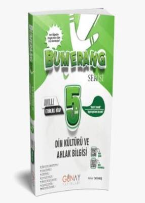 5 Sınıf Din Kültürü ve Ahlak Bilgisi Bumerang Akıllı Etkinlikli Defter 2026