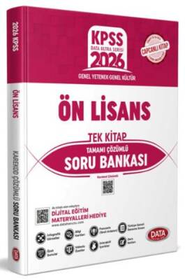 KPSS Önlisans Tek Kitap Karekod Çözümlü Soru Bankası