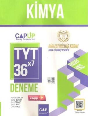 Çap Yayınları AYT Kimya 20 X 13 Up Deneme