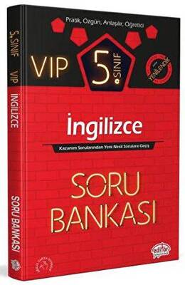 5 Sınıf VIP İngilizce Soru Bankası