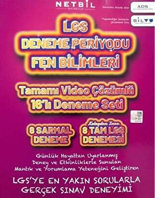 8 Sınıf LGS Fen Bilimleri Deneme Periyodu