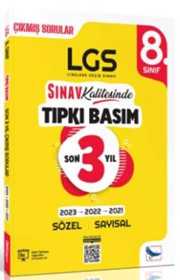 8 Sınıf LGS Son 3 Yıl Tıpkı Basım Çıkmış Sorular ve Çözümleri