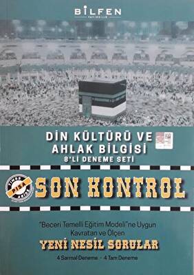 8 Sınıf Din Kültürü ve Ahlak Bilgisi Son Kontrol 8 li Deneme Seti