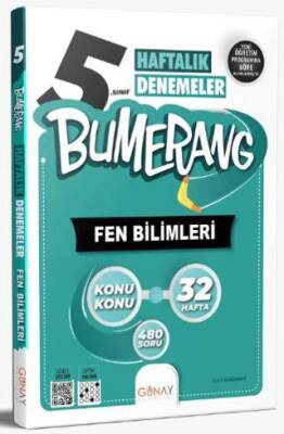 5 Sınıf Fen Bilimleri Bumerang 32 Haftalık Denemeler