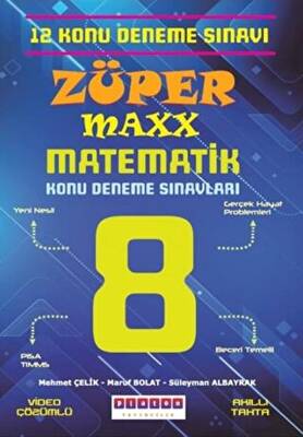 LGS 8 Sınıf Züper Maxx Matematik Konu Denemeleri