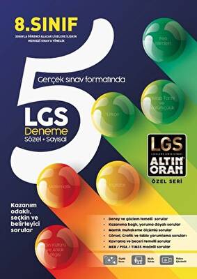 Lgs 5 Sözel 5 Sayısal Deneme
