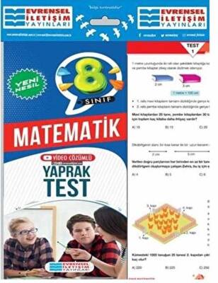 8 Sınıf Matematik Yeni Nesil Video Çözümlü Yaprak Test