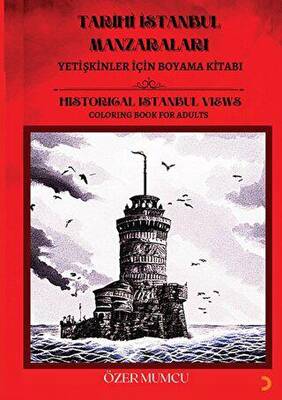 Tarihi İstanbul Manzaraları Yetişkinler için Boyama Kitabı