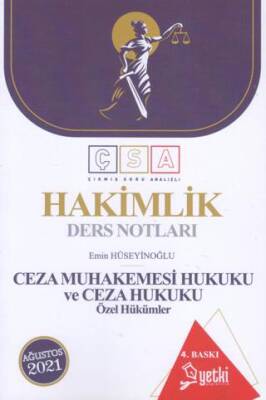 Ceza Muhakemesi Hukuku ve Ceza Hukuku Hakimler Soru Bankası 2021