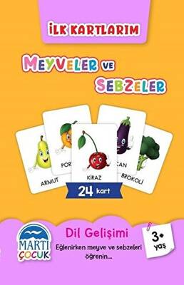 Meyveler ve Sebzeler İlk Kartlarım
