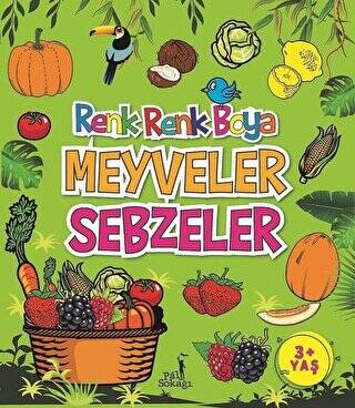 Meyveler Sebzeler Renk Renk Boya