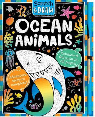 Scratch And Draw Ocean Animals