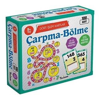 Çarpma Bölme 7 8 Yaş Dört İşlem Kartlar