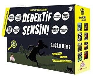 Dedektif Sensin 2 Set Bir Arada 8 Kitap Takım
