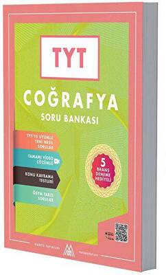 TYT Coğrafya Soru Bankası 5 Deneme Hediyeli Video Çözümlü