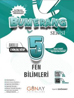 5 Sınıf Fen Bilimleri Bumerang Akıllı Etkinlikli Defter 2026