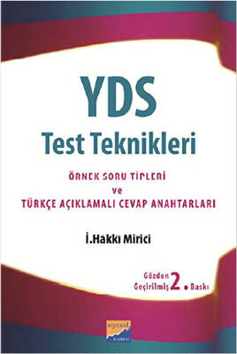 YDS Test Teknikleri Örnek Soru Tipleri ve Türkçe Açıklamalı Cevap Anahtarları