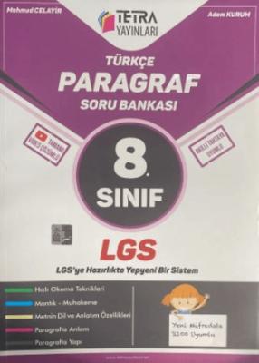 Tetra Yayınları 8 Sınıf Türkçe Paragraf Soru Bankası