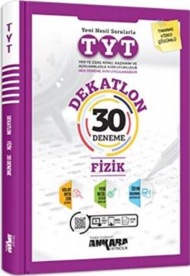 Ankara Yayıncılık TYT Dekatlon Fizik 30 Deneme