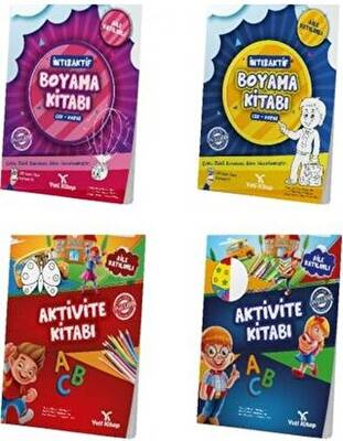 5 7 Yaş Okul Öncesi Aktivite Seti 5 Kitap Takım