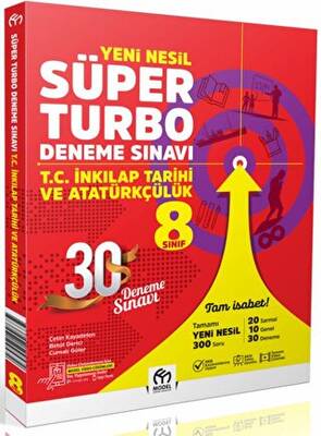 Model Eğitim Yayıncılık 8 Sınıf T C İnkılap Tarihi ve Atatürkçülük Yeni Nesil Süper Turbo Deneme Sınavı