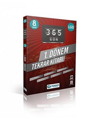 8 Sınıf Tüm Dersler 365 Gün 1 Dönem Tekrar Kitabı