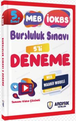 5 Sınıf Bursluluk Deneme Sınavı