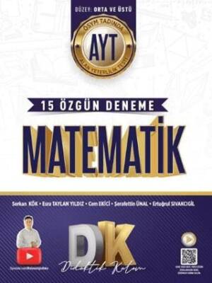 Didaktik Kalem Yayınları AYT Matematik 15 Deneme