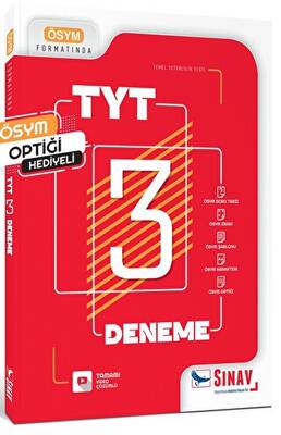 TYT Tamamı Video Çözümlü 3 Deneme