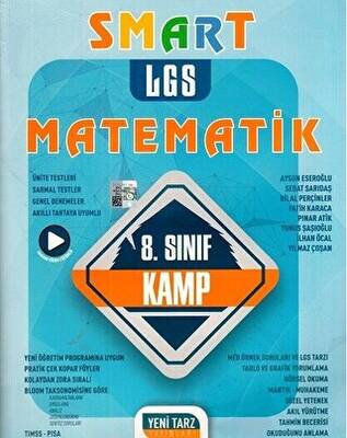 Yeni Tarz Yayınları 8 Sınıf LGS Matematik Smart Kamp