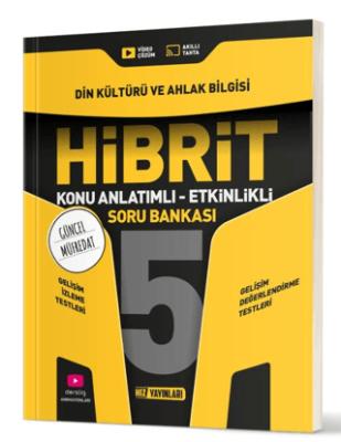 5 SINIF DİN KÜLTÜRÜ VE AHLAK BİLGİSİ HİBRİT GÜNCEL BASKI HIZ YAYINLARI