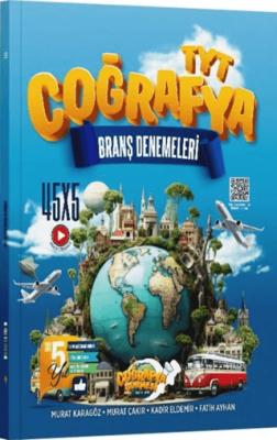 Coğrafya Gurmesi Yayınları 2025 TYT Coğrafya 45 x 5 Branş Denemeleri