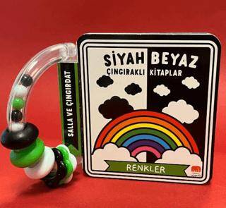 Siyah Beyaz Çıngıraklı Kitaplar Hayvanlar