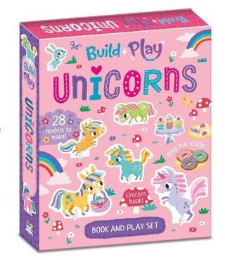 Build and Play Unicorns Book and Play Set