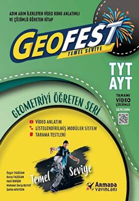 Armada YKS TYT AYT Geofest Orta İleri Seviye Soru Kitabı