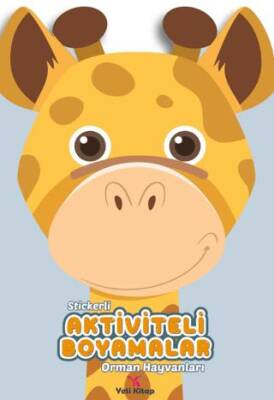 Stickerli Aktiviteli Boyamalar Orman Hayvanları