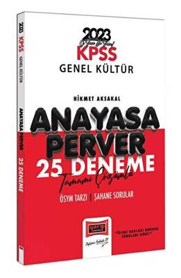 Yargı 2023 KPSS Anayasaperver Tamamı Çözümlü Soru Bankası Komisyon 25 İndirim