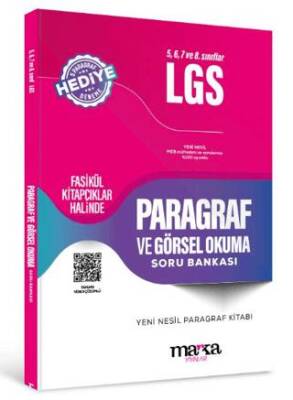 2025 5 6 7 ve 8 sınıflar için LGS Paragraf ve Görsel Okuma Soru Bankası