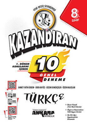LGS 1 Dönem Konularını İçeren 10 Türkçe Denemesi