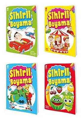 Sihirli Boyama 4 Kitap