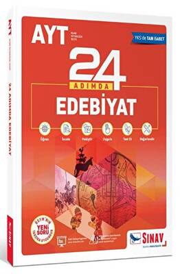 AYT Edebiyat 24 Adımda Konu Anlatımlı Soru Bankası
