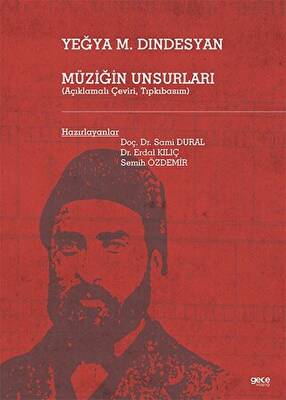 Yeğya M Dindesyan Müziğin Unsurları