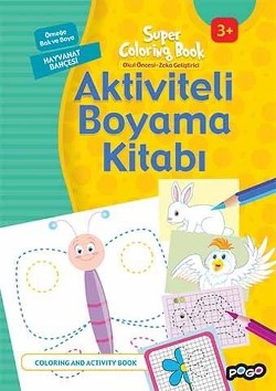 Aktiviteli Boyama Kitabı Hayvanat Bahçesi