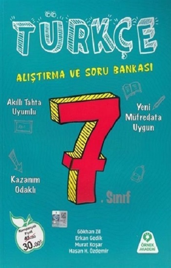 Örnek 7 Sınıf Türkçe Alıştırma ve Soru Bankası Komisyon