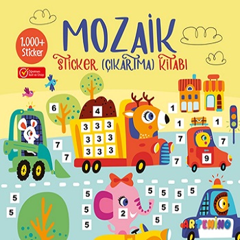 Mozaik Sticker Çıkartma Kitabı Sarı