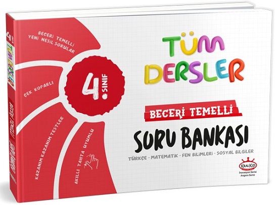 4 Sınıf Tüm Dersler Beceri Temelli Soru Bankası