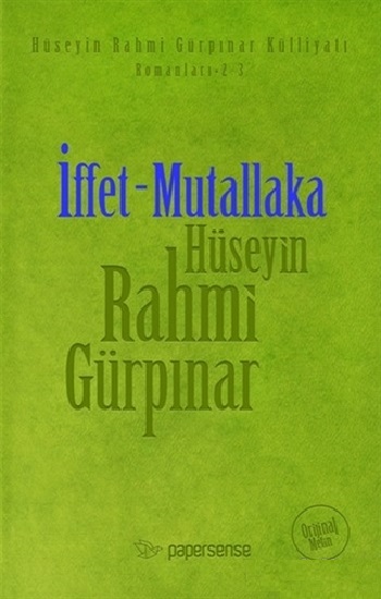İffet Mutallaka Orijinal Metin Deri Kapak